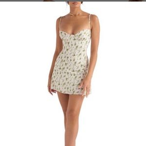 House of cb Christiana floral mini dress